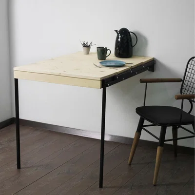 The Range Wooden Murphy Folding Table - Chocolate