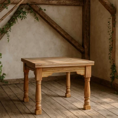 The Range Sperlonga Granary Butterfly Dining Table Solid Mango Wood - Brown