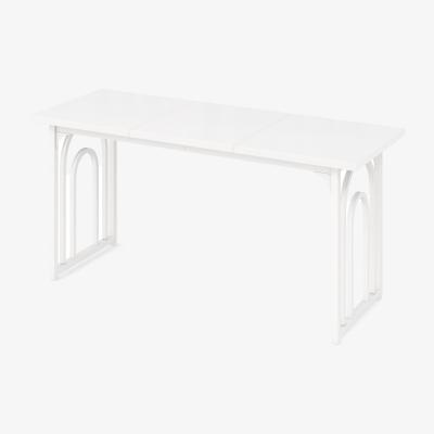 The Range Farmhouse Dining Table for 6-8 People - White