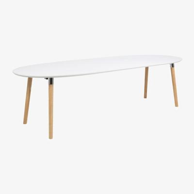 The Range Belina Oval Dining Table  - White