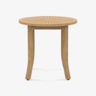 The Range MARIS 2-Seater Round Bistro Dining Table Only - Natural