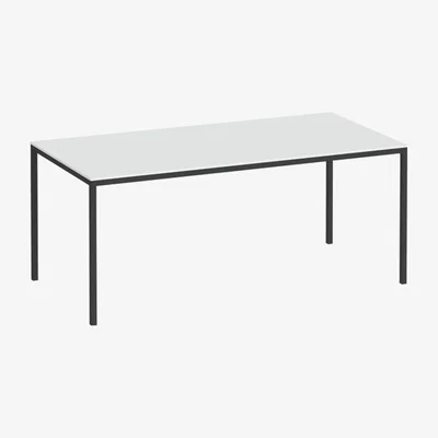 The Range Universal Family Dining 180CM Table - White Black