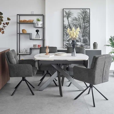 The Range Apollo Motion Dining Table - White