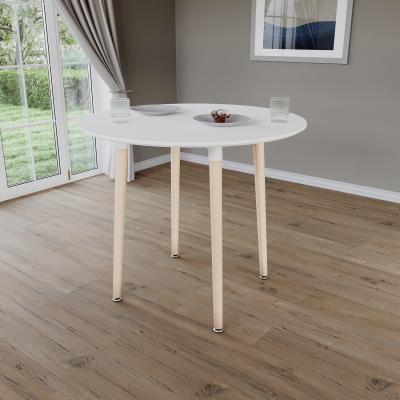 The Range Batley Round Dining Table - White