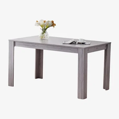The Range 6 Seater Wood Dining Table - Grey