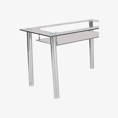 The Range Compact Grey Dining Table  - Grey / 120cm