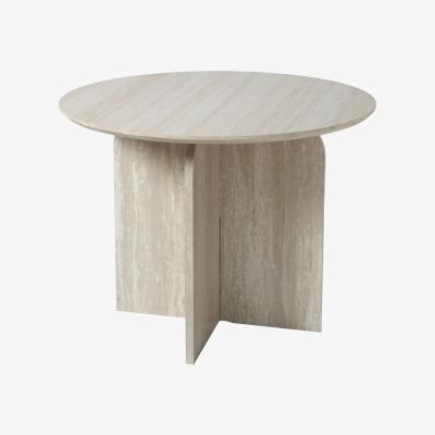 The Range NYX - Modern Round Dining Table - Stone