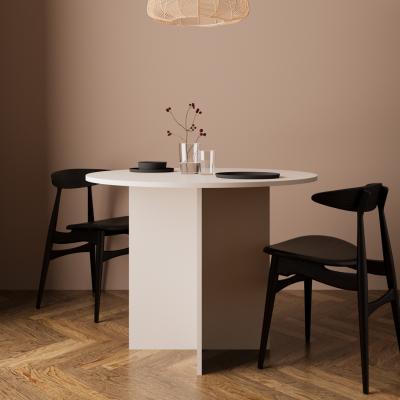 The Range Linet Round Kitchen Table - Anthracite