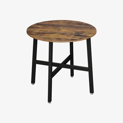 The Range VASAGLE Round Industrial Dining Table - Bronze