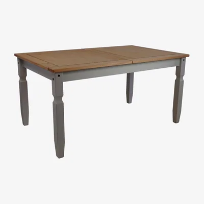 The Range Corona Grey Wax 5'0" Dining Table - Distressed Grey Wax