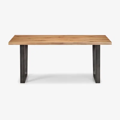The Range Brooklyn Table - Oak / Gunmetal