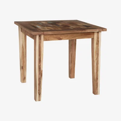 The Range Reclaimed Boat Small Dining Table - Multicolour