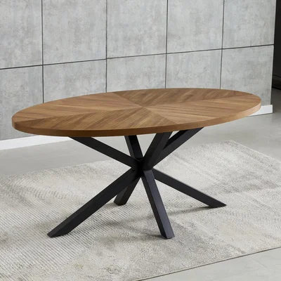 The Range Dossena 170cm Oval Dining Table - Oak