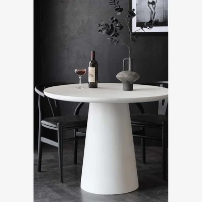 Rockett St George Round Indoor Dining Table In Off-White