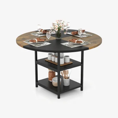 The Range Round Diner Table - Black