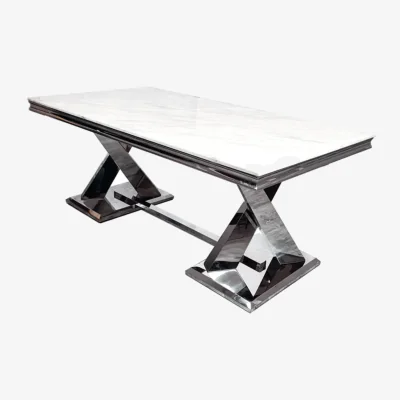 The Range Extreme Rectangler Dining Table - White