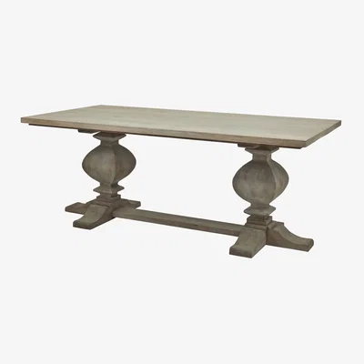 The Range Elegant Large Dining Tablep - Brown