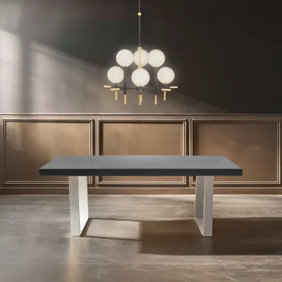 The Range Ulmus Dining Table - Black
