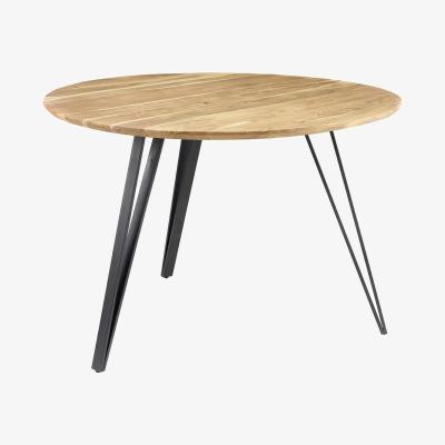 The Range Solid Acacia Wood Dining Kitchen Table Natural - Natural Wood Finish
