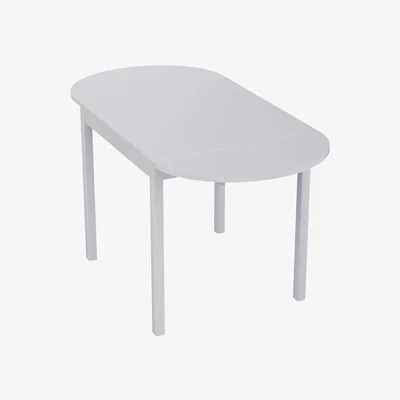 The Range Vintage Oval Wooden table - White