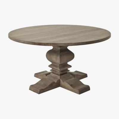 The Range Copgrove Round Pedestal Dining Table - Brown