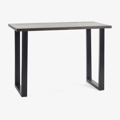 The Range Brooklyn Bar Table - Dark Oak / Dark Oak