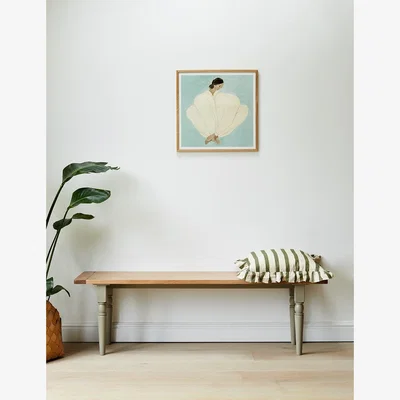 Rose & Grey French Grey Luxury Oak Dining Table Bench