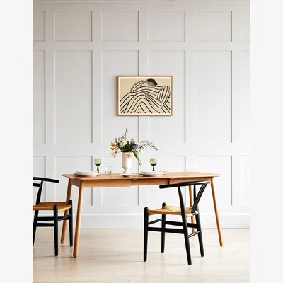 Rose & Grey Extendable Ash Dining Table
