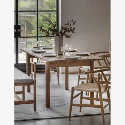Rose & Grey Jaxon 6 Seater Dining Table