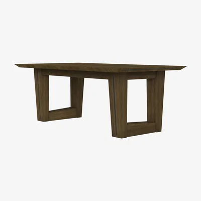 Sofa.com Aspen Large Dining Table in Black Finish Oak - sofa.com