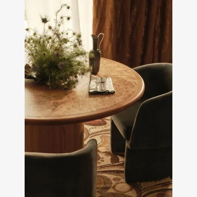 Soho Home Elian Dining Table, Natural
