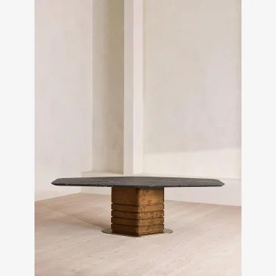 Soho Home Navarro Dining Table, Napoli Green