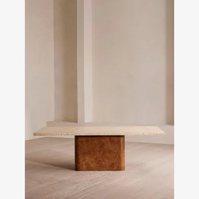 Soho Home Ramsey Dining Table, Travertine
