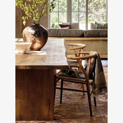 Soho Home Matis Dining Table, Oak, 220cm