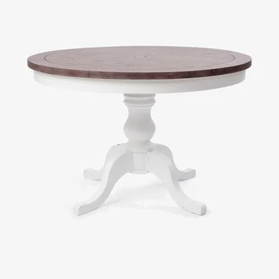 Sazy Atwood Round Dining Table, Brown