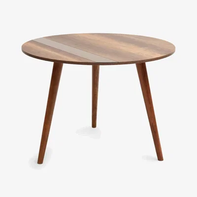 Sazy Hanson Mirrored Dining Table, Wood
