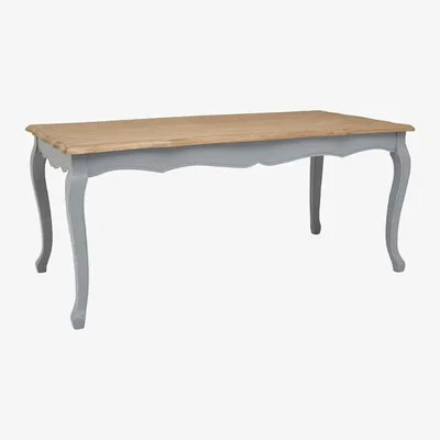 Teddy Beau Teddy's Collection Holden Paulownia Antique Grey Dining Table