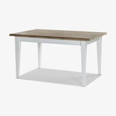 Teddy Beau Rowico Lulworth Fixed Top White Dining Table