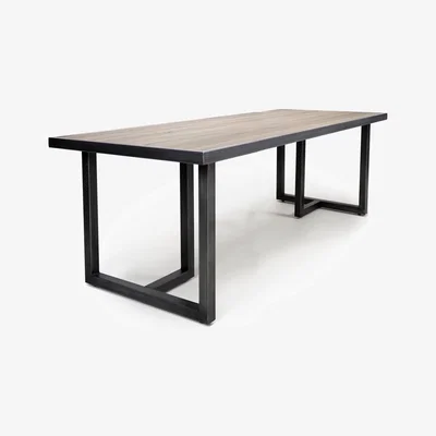 Teddy Beau Shankar Bergen Large Industrial Dining Table