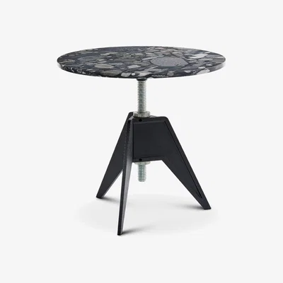 Tom Dixon Tom Dixon - Screw Side Table Pebble Marble Top 600mm