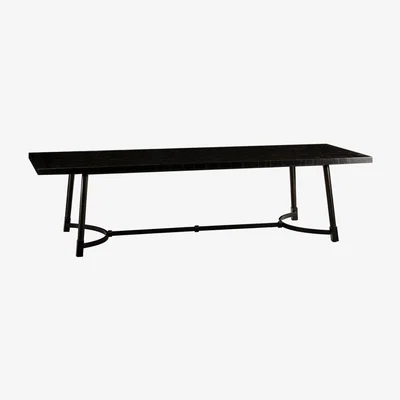 Tobias Oliver William Yeoward|Brinkston Dining Table Charcoal Marquetry