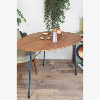 Urban Outfitters Urban Renewal Vintage Egg Table - Orange 70cm x 115cm x 84cm at Urban Outfitters