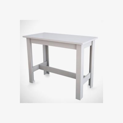 Vivense Pasific Barra 4 Seat Fixed Dining Table, White (High Gloss)