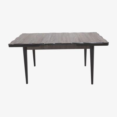Vivense Cinque Extendable 6-8 Seat Dining Table, Dark Wood