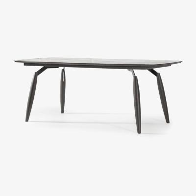 Vivense Berlin 6 Seat Fixed Dining Table, Grey