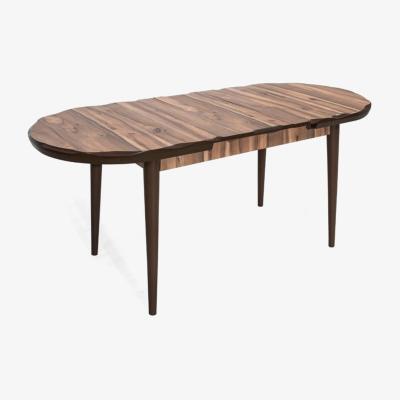 Vivense Eldorado 4 - 8 Seat Extendable Dining Table, Dark Wood