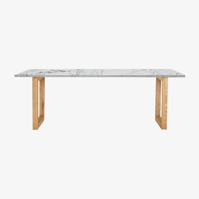 Vivense Lycia 6-8 Seat Marble Fixed Dining Table