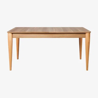 Vivense Loki Extendable Dining Table, 95 x 160 cm, Walnut