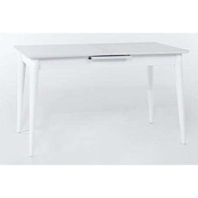 Vivense Reece Extedable Dining Table, White