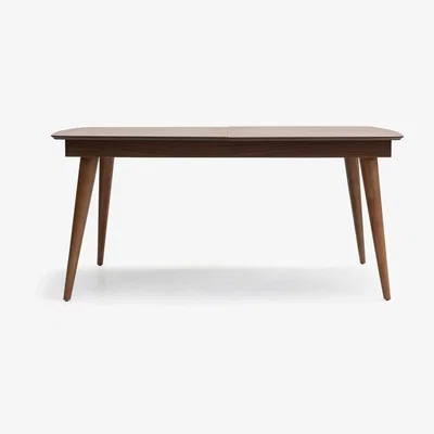 Vivense Scarlet 6-8 Seat Extendable Dining Table, Walnut